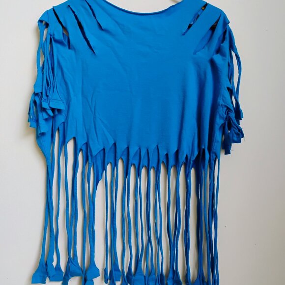 Batman fringe tee off shoulder size medium - Picture 2 of 3